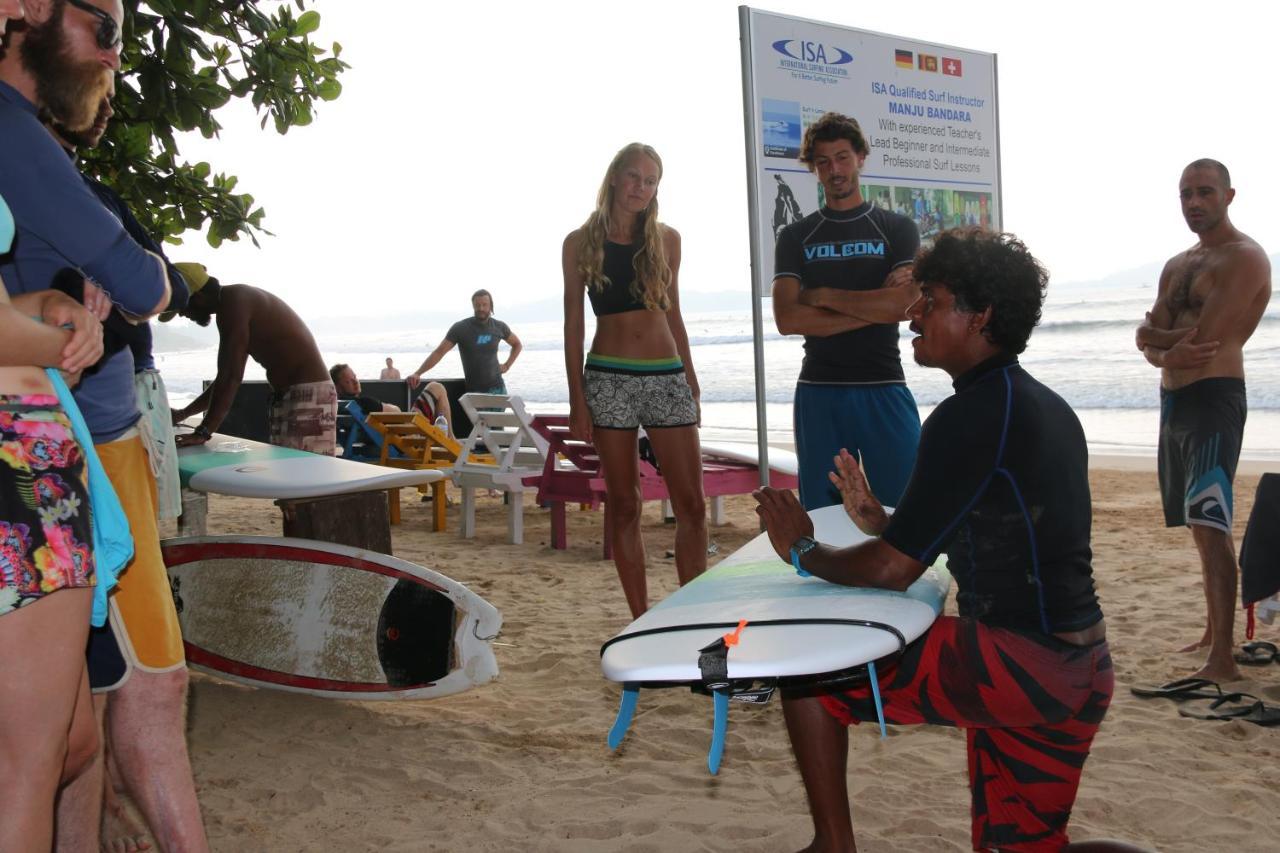 Surf'N Lanka - Surf School Hotel Weligama Bagian luar foto